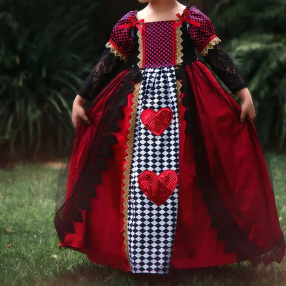 Trish Scully Child  Queen of Hearts kids costume NWT size 14